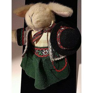 VANDERHARE HOPPY RABBIT BUNNY 1990 VANDERBEAR ARTICULATED EASTER ESTATE VINTAGE